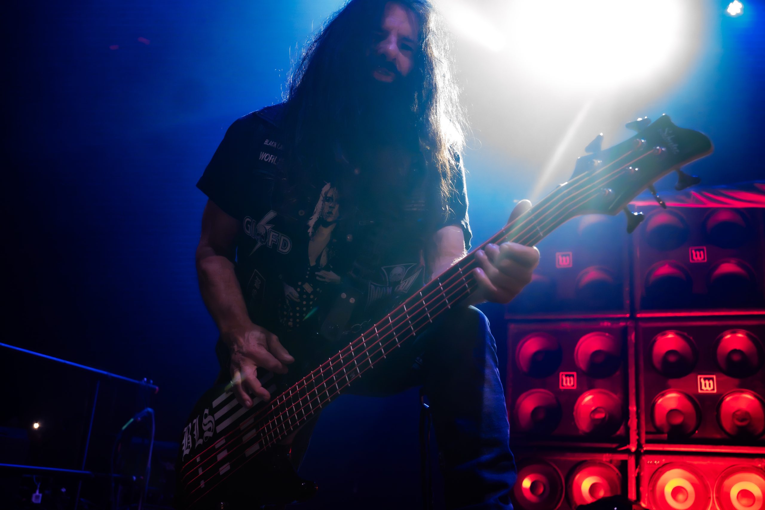 Black Label Society bassist performing at The Ritz