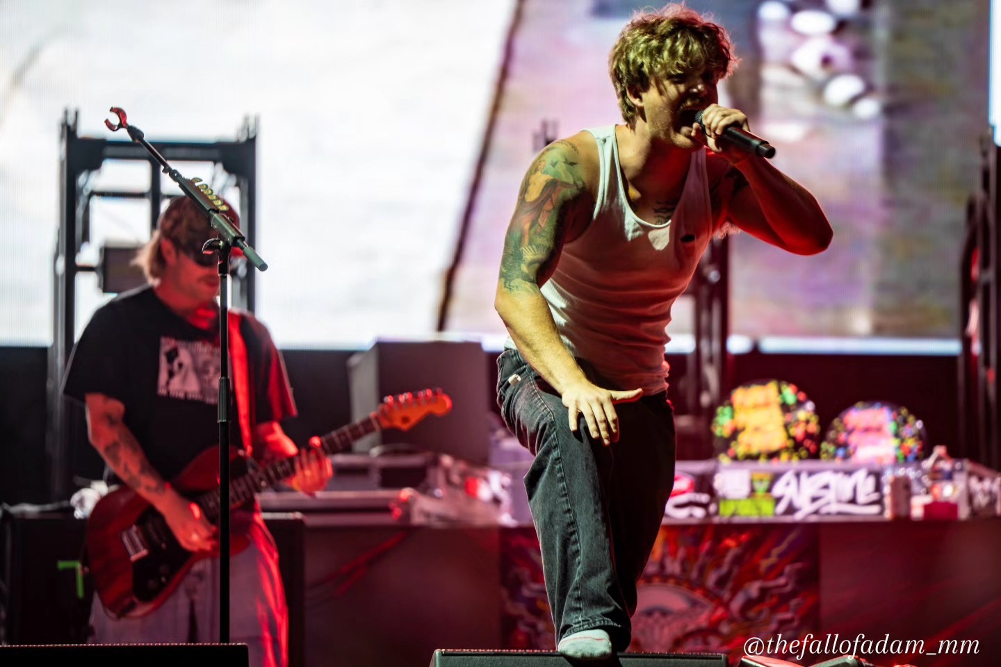 Sublime vocalist and bassist performing together.